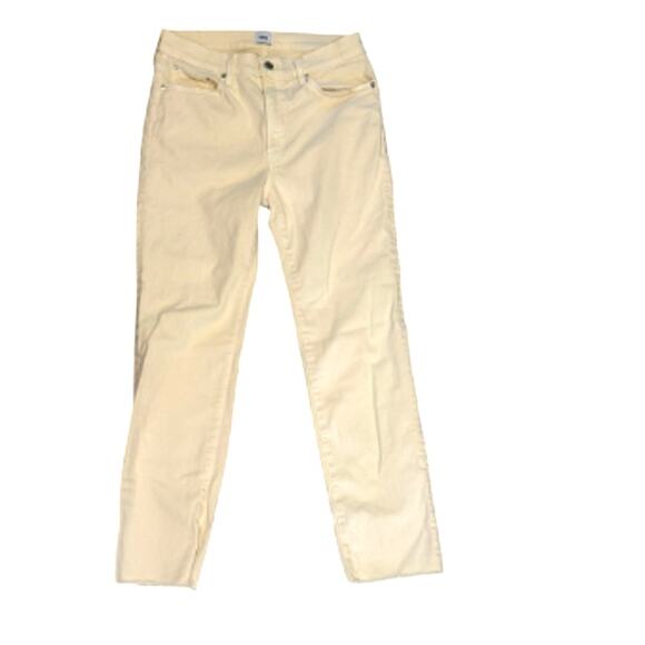 Edwin Butter Yellow Straight Leg Jeans‎ | Raw Hem | Size 30 - Picture 1 of 5